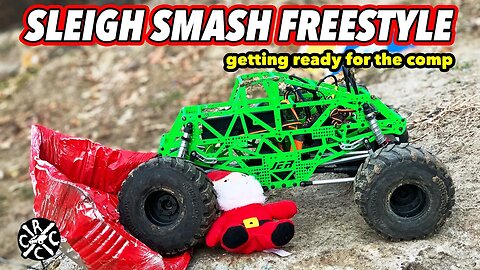 RC Monster Truck Freestyle Competition - Getting Ready for the RC Amigos Sleigh Smash