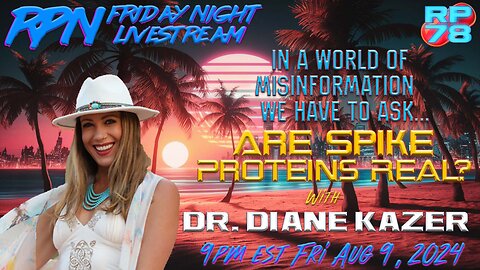 We Have To Ask, Are Spike Proteins Real? With Dr. Diane Kazer on Fri Night Livestream