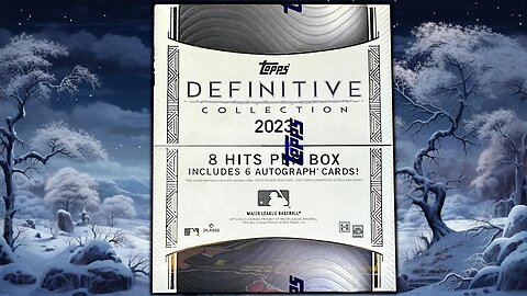 Special Edition Tuesday Mixer 2023 Topps Definitive Baseball Cards Boxes
