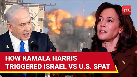 Kamala Harris' Stern Message To Netanyahu On Gaza War Angers Israel | Rare Public Fight Erupts