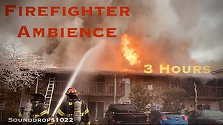 Firefighter Duty Shift | 3-Hour Ambience