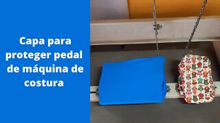 Proteja o pedal da sua máquina de costura