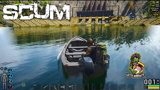 SCUM s02e25 - Exploring the Dam and working from heights without a safety harness