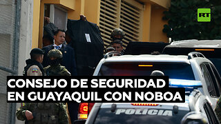 Noboa preside en Guayaquil un Consejo de Seguridad en medio del estado de excepción en Ecuador