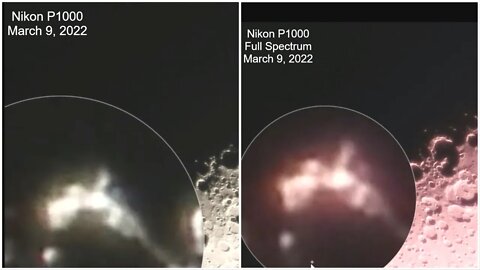 Full Spectrum Nikon P1000 vs Nikon P1000 ~Angels on the Terminator line~