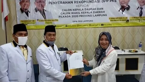 Nessy Mustafa Terima Rekomendasi Dari PKS, Maju Sebagai Bakal Calon Bupati Lamteng