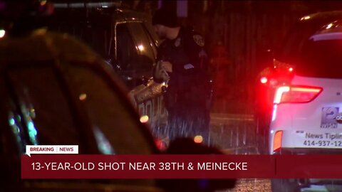 13-year-old girl shot and injured near 38th and Meinecke