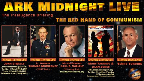 The Intelligence Briefing / The Red Hand of Communism - John B Wells LIVE