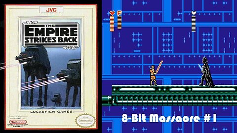Star Wars: Empire Strikes Back - NES (Run #1-1: Wampa Caves/Hoth Battle/Echo Base)