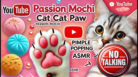 Intensely Satisfying Mochi Cat Paw Pimple Popping ASMR Experience