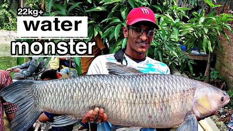 ২২kg+ ব্ল্যাক কার্প মাছ শিকার😱Hunting Incredible Water Monster🎣Bangladesh fishing competition!