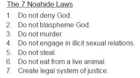 There Is No Such Thing As 7 Separate Noahide Laws