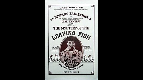 The Mystery Of The Leaping Fish (1916 Film) -- Directed By John Emerson & Christy Cabanne -- Full Movie