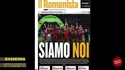 Roma campione, Ibra shock e le strategie per l'attacco. Rassegna Stampa Sportiva ep.69 | 26.05.2022