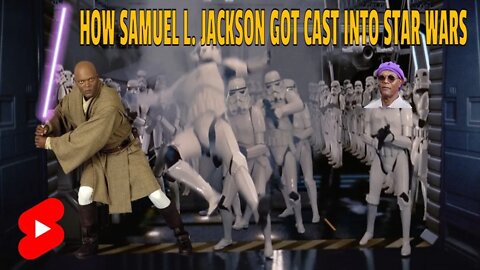Samuel L. Jackson on How He Got the Part of Mace Windu in STAR WARS from George Lucas. #Shorts