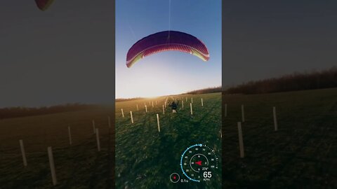 epic sunset paramotor flight#shorts