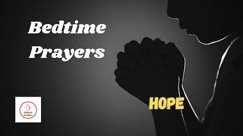 Sleep Well: Bedtime Devotion with Prayer