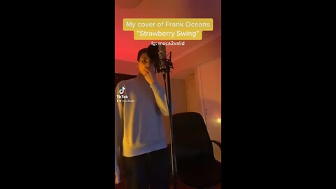 My cover of Frank Ocean “Strawberry Swings”