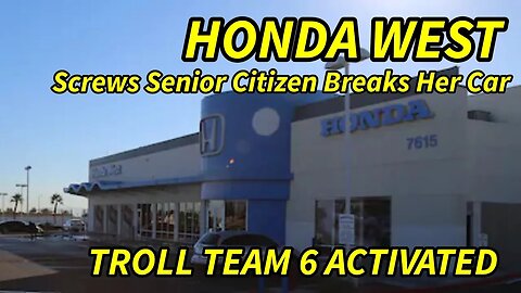 Honda West In Las Vegas Damages Seniors Car. Activate Troll Team 6