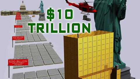 Visualizing $10 Trillion In Cash Compared To Gold