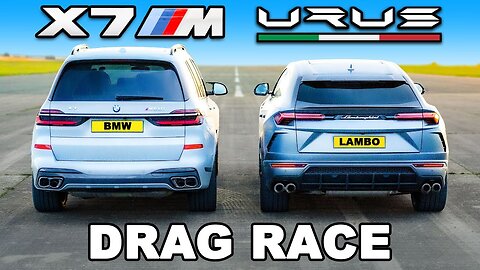 Lamborghini urus V's bmw x7 m60i - Drag race