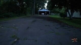 Drone Drag Race Down Driveway