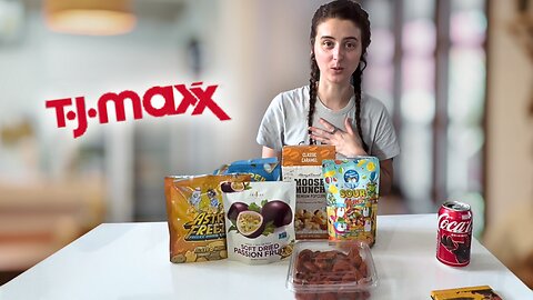 I Tried TJ Maxx Unique Snacks for the First Time