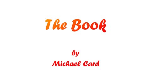 The Book (With Lyrics) By Michael Card