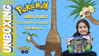 ABRI A BOX EXEGGUTOR DE ALOLA V DE POKEMON GO / 2 CARTAS ULTRA-RARA / DEU MUITO BOM