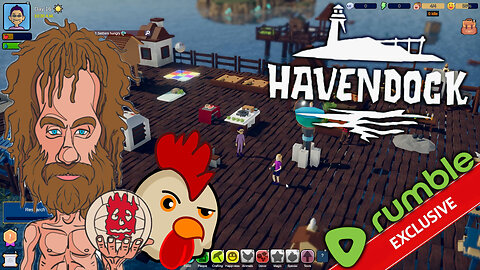 Havendock - Let's Get Chickens For Out Waterworld! (Cosy 3D Colony Sim) Rumble Exclusive