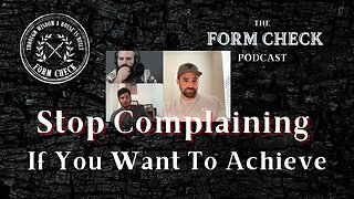 Stop Complaining if You Want to Achieve Anything