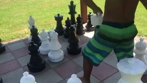 Giant Chess 5 minute Blitz - Markus vs Atai, 7-18-2020, Great Divide Campground