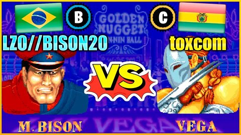 Street Fighter II': Champion Edition (LZO//BISON20 Vs. toxcom) [Brazil Vs. Bolivia]