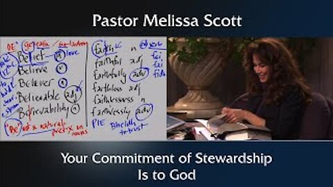 Your Commitment of Stewardship is to God