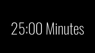 25 Minutes to a More Focused and Centered You: A Calming and Motivational Countdown Video