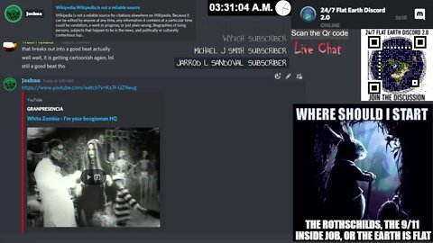 24/7 FLAT EARTH DISCORD 2.0