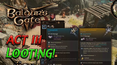 Act III Looting & Betrayals! | Baldur's Gate 3 PC Gameplay