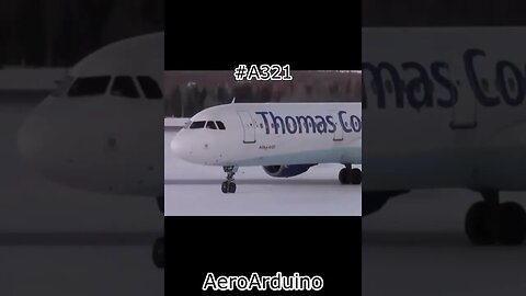 Funny Thomas Cook #A321 Sliding on Ice #Aviation #Fly #AeroArduino