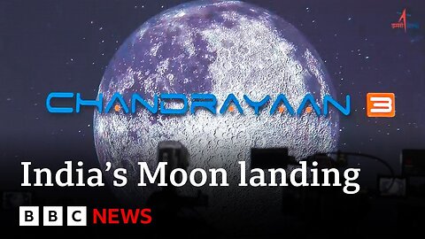 India Moon landing: Chandrayaan-3 spacecraft lands near south pole