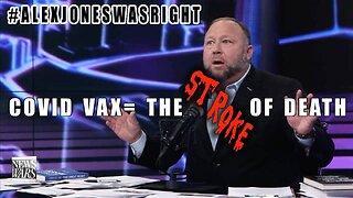 Nearly 2 Years Ago Alex Jones Warned Covid Shot Will Cause Strokes