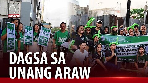 Iba-ibang support groups, dagsa sa unang araw ng bar exams sa Davao City