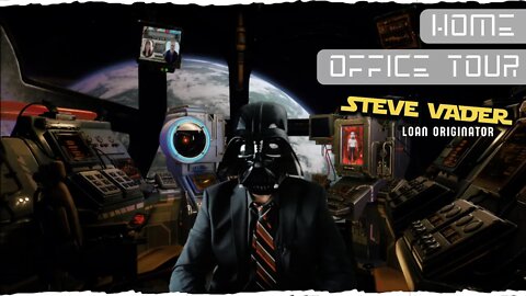 STEVE VADER - Epic Home office tour / Star Wars Theme