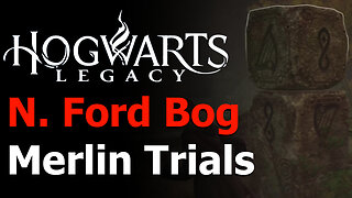 Hogwarts Legacy - All 4 North Ford Bog Merlin Trials Guide - Merlin's Beard Achievement/Trophy