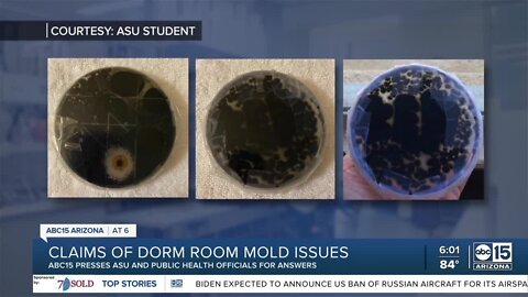ABC15 pushes for answers following claims of mold inside ASU dorms