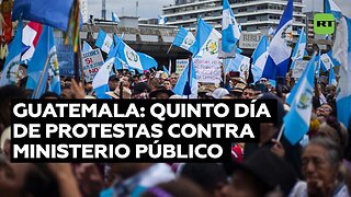 Quinto día de protestas en Guatemala con la exigencia de destituir a la fiscal general