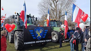 MASSIVE Dutch farmers protest against tyranny