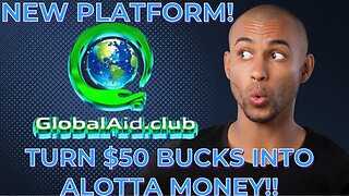 GlobalAid | New Platform! Going Parabolic! Just $50Bucks! #globalaid #passive #passiveincome #bnb