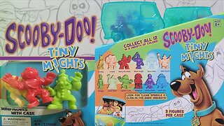 Scooby-Doo Tiny Mights M.u.s.c.l.e. sized Scooby-Doo Figures.