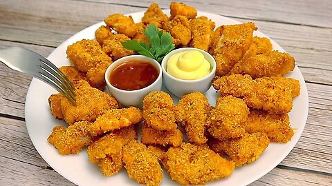CHICKEN NUGGETS in the Oven *No Frying* - Simple and Delicious Recipe!