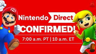A BIG Nintendo Direct CONFIRMED for TOMORROW!